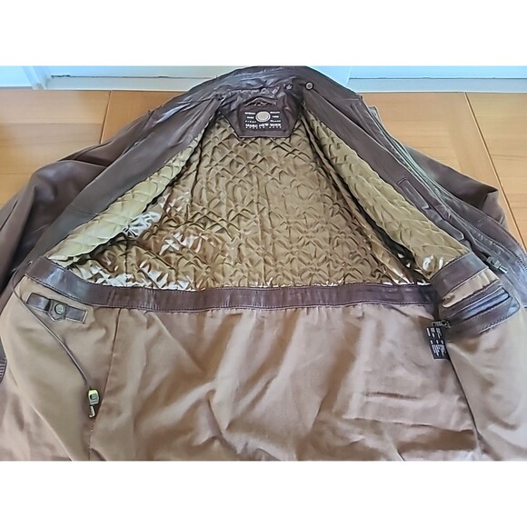 Marc New York Leather Jacket Men's Size M - Picture 4 of 11